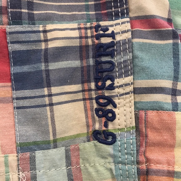 GAP Boys Plaid Swim Trunks, Size 3 - Picture 4 of 7
